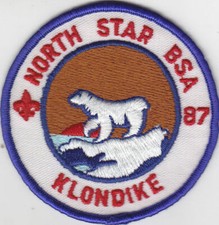 1987 NORTH STAR KLONDIKE POCKET PATCH MC1 picture