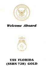 USS Florida SSBN 728 (Gold Crew) Welcome Aboard pamphlet picture