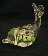Glass Dolphin Millefiori Figurine Sculpture picture