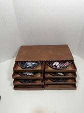 Bradex Seasons Cabinet Plates Kingdom Of Thailand Porcelain Lot Of 7 & Case picture