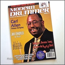 MODERN DRUMMER - Sept 1995 - CARL ALLEN + Jon Fishman of Phish picture