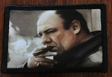 Tony Soprano Morale Patch Tactical ARMY Hook Military USA Badge Flag Cohiba  picture