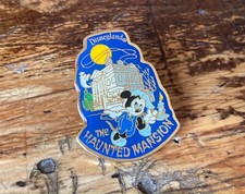 RARE Vtg 1980s Disneyland Haunted Mansion Mickey Mouse 1st Edition Original Pin picture