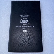 1997 RAIL SERVICE TIMEBOOK  UNITED TRANSPORTATION UNION R.R. UTU TIMETABLE (NEW) picture