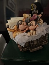 Disney Harmony Kingdom Hollywood Tower Hotel Ride Figure Trinket Box LE 1500 NIB picture
