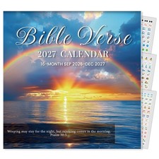 SUNEE 2026-2027 Wall Calendar with Stickers, 12x12 Inches with 12 Months from Ja picture