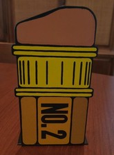 Rare Vtg 70s Hyde Park No. 2 Pencil Eraser Bookend – Mid Century Pop Art picture