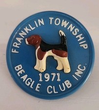 1971 Franklin Township, New Jersey, Beagle Club Inc Button picture