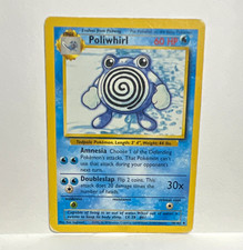 Pokémon TCG Poliwhirl 38/102 Base Set Uncommon Unlimited Regular 60HP 1999 picture
