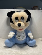 Vintage 1998 Playskool Mickey Mouse Plush Blue Outfit Disney 10 Inch picture