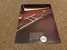 JBF11 ADVERT 11X8 THE 50B3 IN LINE TROMBONE BY VINCENT BACH picture