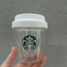 NEW Starbucks Classic Transparent Coffee Cup Double-wall Glass Cup 237ml Gifts picture