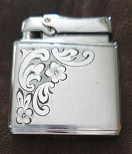 Vintage Ibelo Monopol German Automatic Petrol Lift Arm Lighter Art Deco Chrome picture