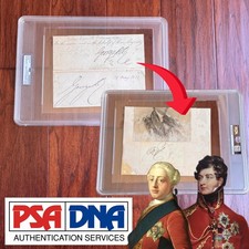 KING GEORGE III  & GEORGE IV Autograph CUT SIGNATURES Signed * UK * PSA/DNA picture