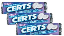 Certs Mints Glacial Breeze Classic Mints 3 Rolls DISCONTINUED picture