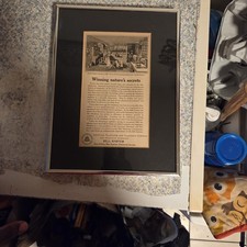 Vintage Print that is Advertisement is Authentic Over 50 Years Old picture
