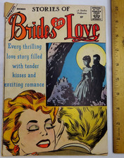 VINTAGE ROMANCE COMIC BOOK BRIDES IN LOVE STORIES NOV 1959 CHARLTON VOL 1 #15 bh picture
