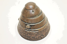 Antique WW1 British Brass Artillery Shell Fuse Timer Nose Cone -model 1907M   picture