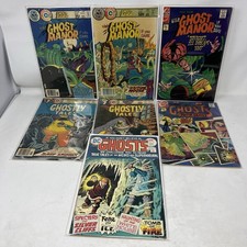 Lot of 7 Ghost, Ghostly Tales, Ghost Manor, Ghosts Doctor Graves 70sCharlton/DC picture