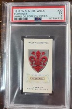 1912 W.D. & H.O. Wills Arms of Foreign Cities 30 Florence, Italy...PSA 5. picture