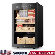 ecojoy 65L Electric Humidor, 500 Counts Cigar Humidor Cabinet with Cooling Tempe picture