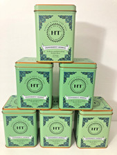 LOT 6 Harney & Sons EMPTY Tea Tin Cans Metal Box - For Decorative Hobby Crafts picture