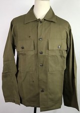 WWII US TYPE II HBT COMBAT FIELD JACKET-MEDIUM picture