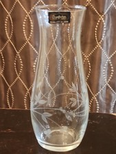 Vintage Pasabahce Floral Etched Glass 7