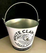 🔥 NEW White Claw Hard Seltzer Metal Ice Bucket Party Cooler picture