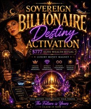 SOVEREIGN DESTINY WEALTH RITUAL ELITE MONEY MAGNET ACTIVATION ABUNDANCE SPELL picture