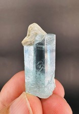 Aesthetic AQUAMARINE Terminated With Star MUSCOVITE Crystal And GARNET picture