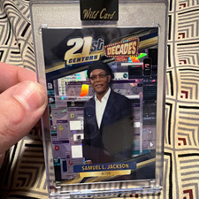 Wild Card 2026 Decades Part II Samuel L. Jackson cracked ice  1/1 picture