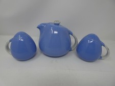 Vintage Hall's Rose Parade Teapot 1259 with Large Salt and Pepper Shakers  picture