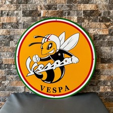 Vespa Racing Bee – Scooter Heavy Metal Sign - (XL – 19.7” / 50 cm) picture