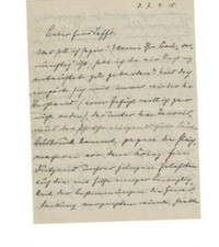 LINA RICHTER German Suffragette Educator Mother 1915 Handwritten Letter Jaffe  picture