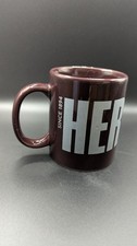 Hersey’s Chocolate Coffee Mug - Great Condition. Brown With Silver Letters 10 Oz picture