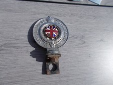 VINTAGE ROYAL AUTOMOBILE CLUB ASSOCIATE CAR BADGE UNION JACK NO CA 45797 picture