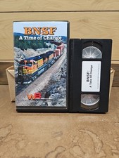 WB BNSF A Time Of Change Trains Railroad VHS Vintage Rare picture