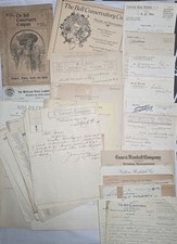 31 Pc Antique Bell Conservatory Sacramento CA Nursery Catalog & Letterhead Lot picture