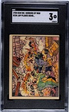 1938 Gum Inc. Horrors Of War #154 Jap Planes Bomb picture