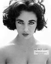 ELIZABETH TAYLOR LEGENDARY ACTRESS - 8X10 PUBLICITY PHOTO picture