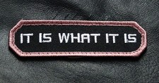 IT IS WHAT IT IS HOOK PATCH picture
