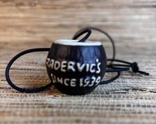 Trader Vic's Coconut Mug Ceramic Pendent Necklace Tiki Bar Attire Aloha picture