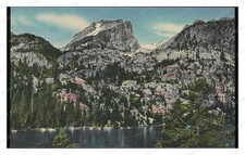 Colorado Rocky Mountain Lake Standard Postcard COPY RPPC picture
