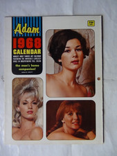 1968 Adam Pinup Wall Calendar (similar to Playboy/Penthouse) picture