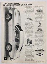1975 Chevrolet Camaro Original Print Ad Hot Rod Magazine Vintage 70s picture