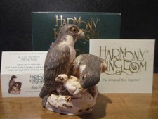 Harmony Kingdom Baby Love Peregrine Falcon Family UKMade BoxFigurine LE 500 RARE picture