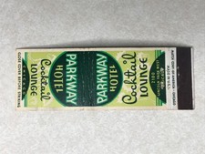 BE214 Matchbook Cover Parkway Hotel Motel Chicago Illinois IL picture