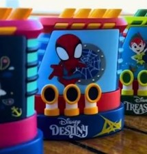2026 Disney Cruise Line Destiny Mystery Box Cruise Ship Funnel Spider-Man picture