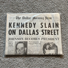 The Dallas Morning News Nov 23 1963 Newspaper 